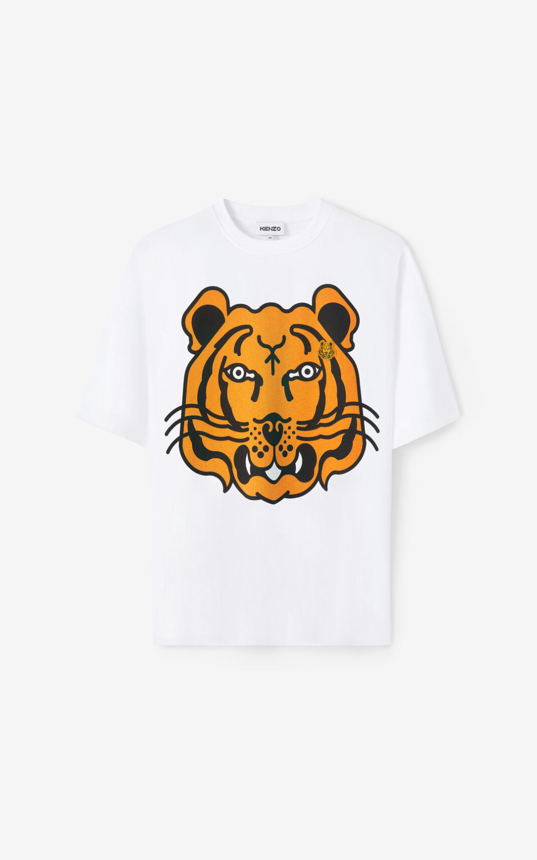 Kenzo K Tiger oversized T Shirt Herr | 95016-AKCQ